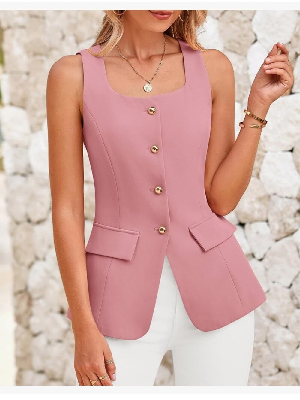 Pink Vest top